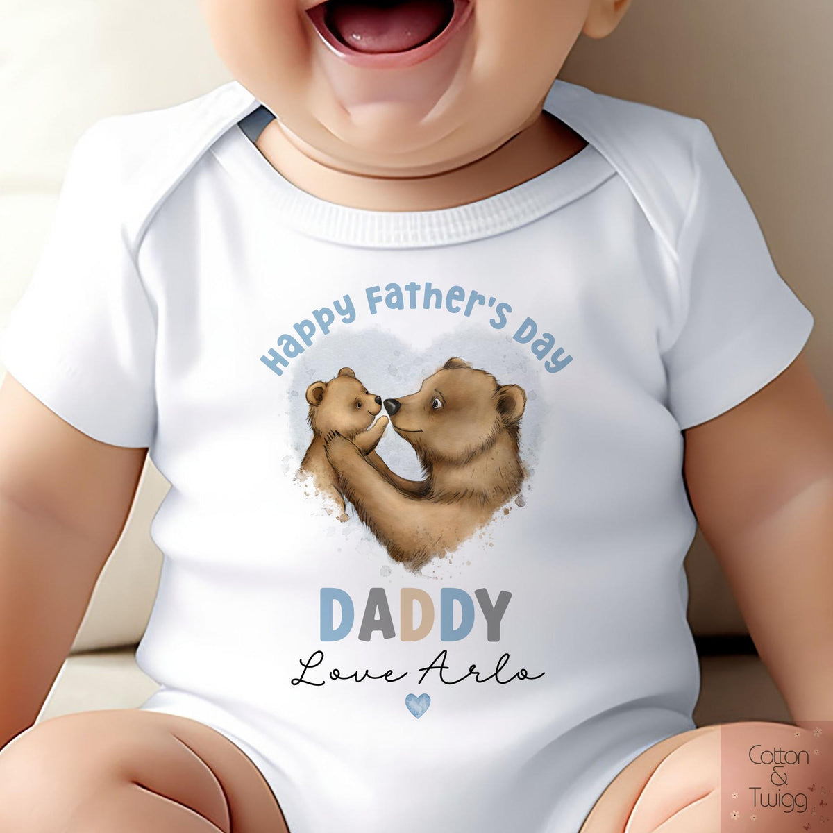 First Father's Day Baby Set