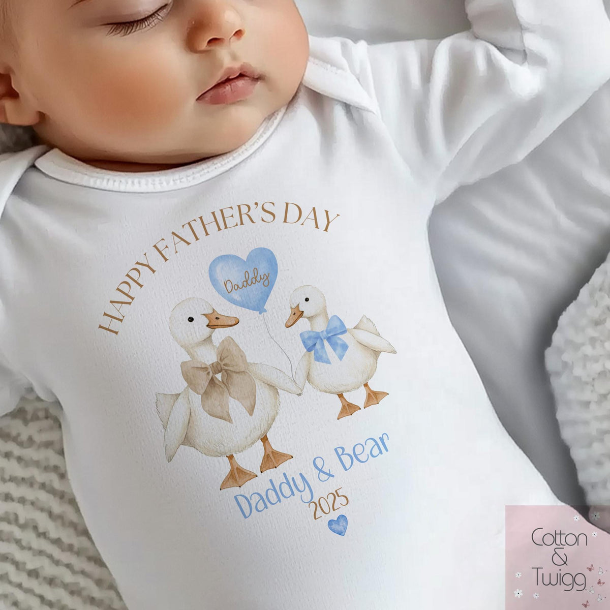 Goose Father's Day Babygrow for Boys
