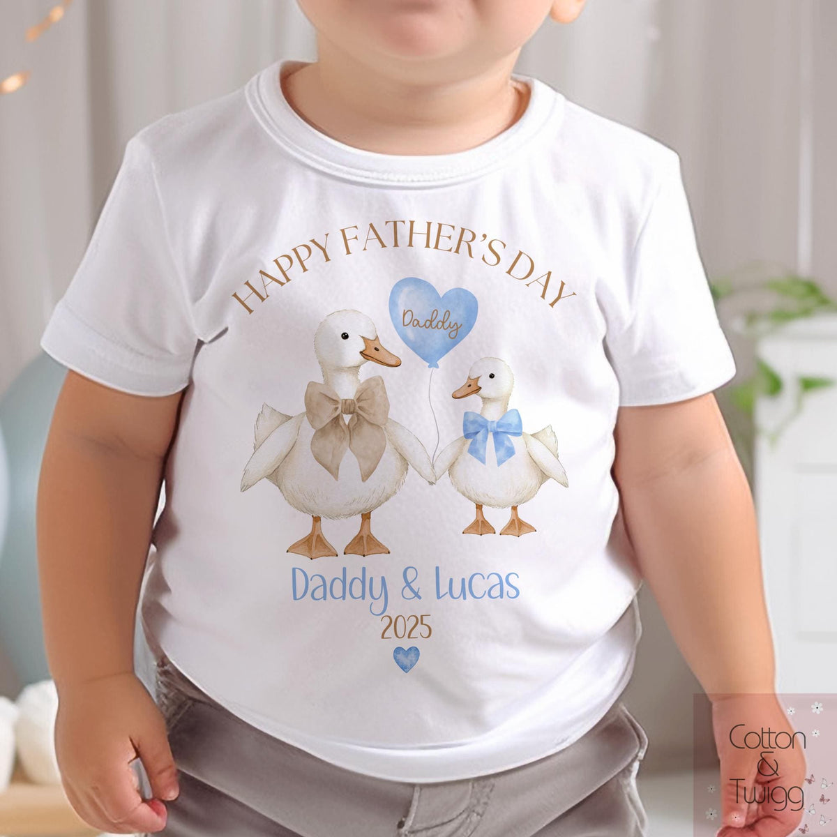 Goose Father's Day Babygrow for Boys