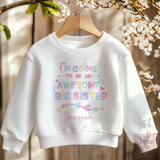 Big Sister Announcement Sweatshirt