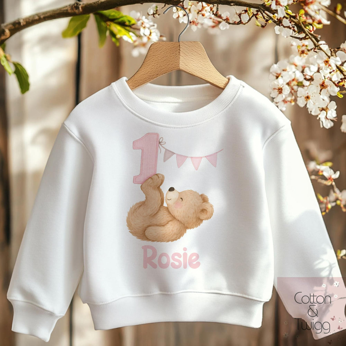 Blue Number One Teddy Sweatshirt