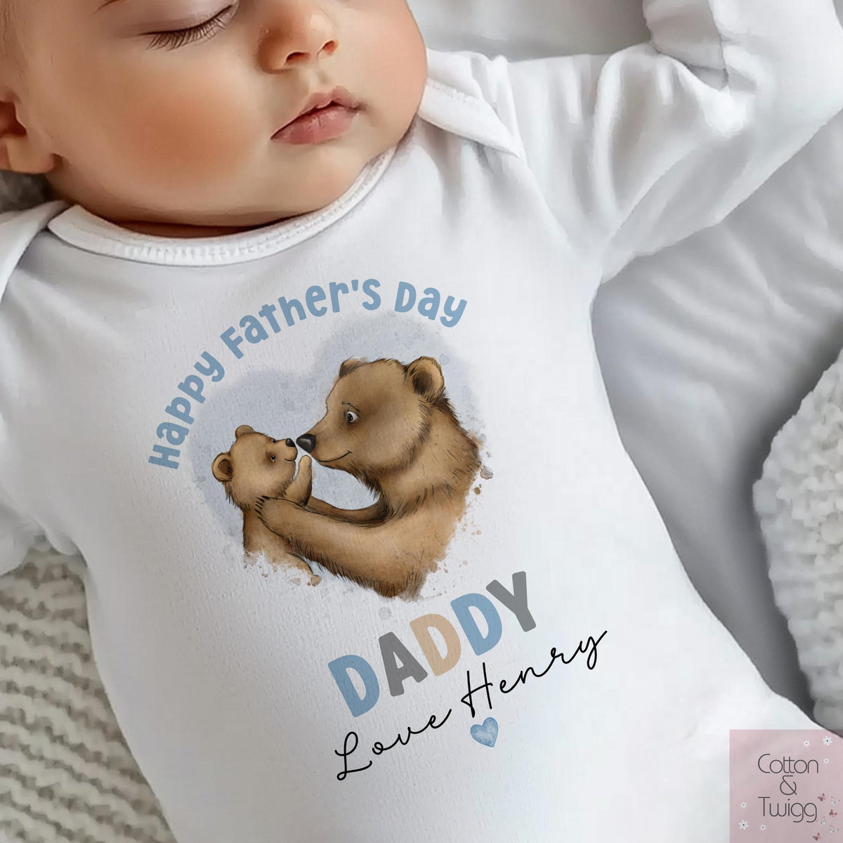 First Father's Day Baby Set