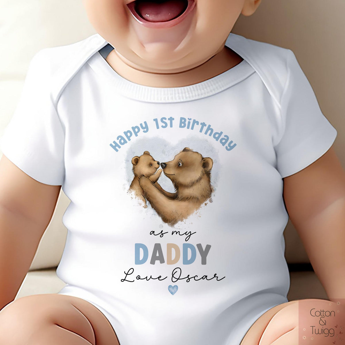 Daddy Birthday Babygrow and Vest
