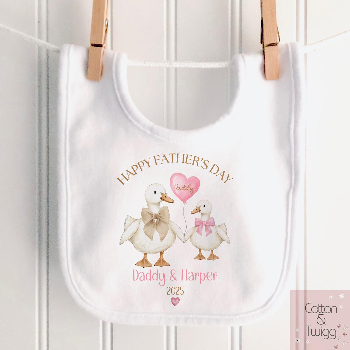 Goose Father's Day Babygrow for Girls