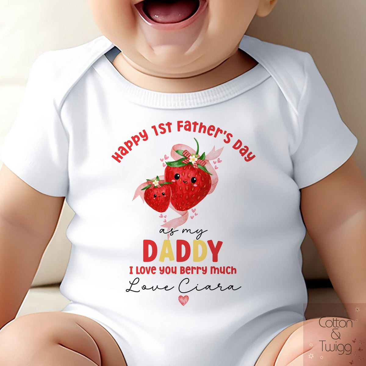 Strawberry Father's Day T-shirt