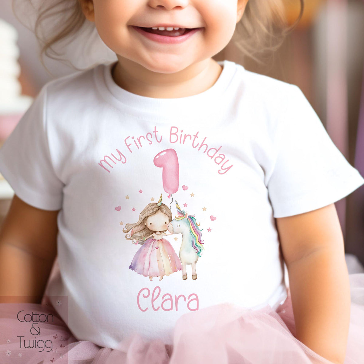 Unicorn Princess Birthday T-shirt