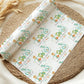 Kids green dinosaur 2nd birthday wrapping paper