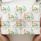 Kids green dinosaur 2nd birthday wrapping paper