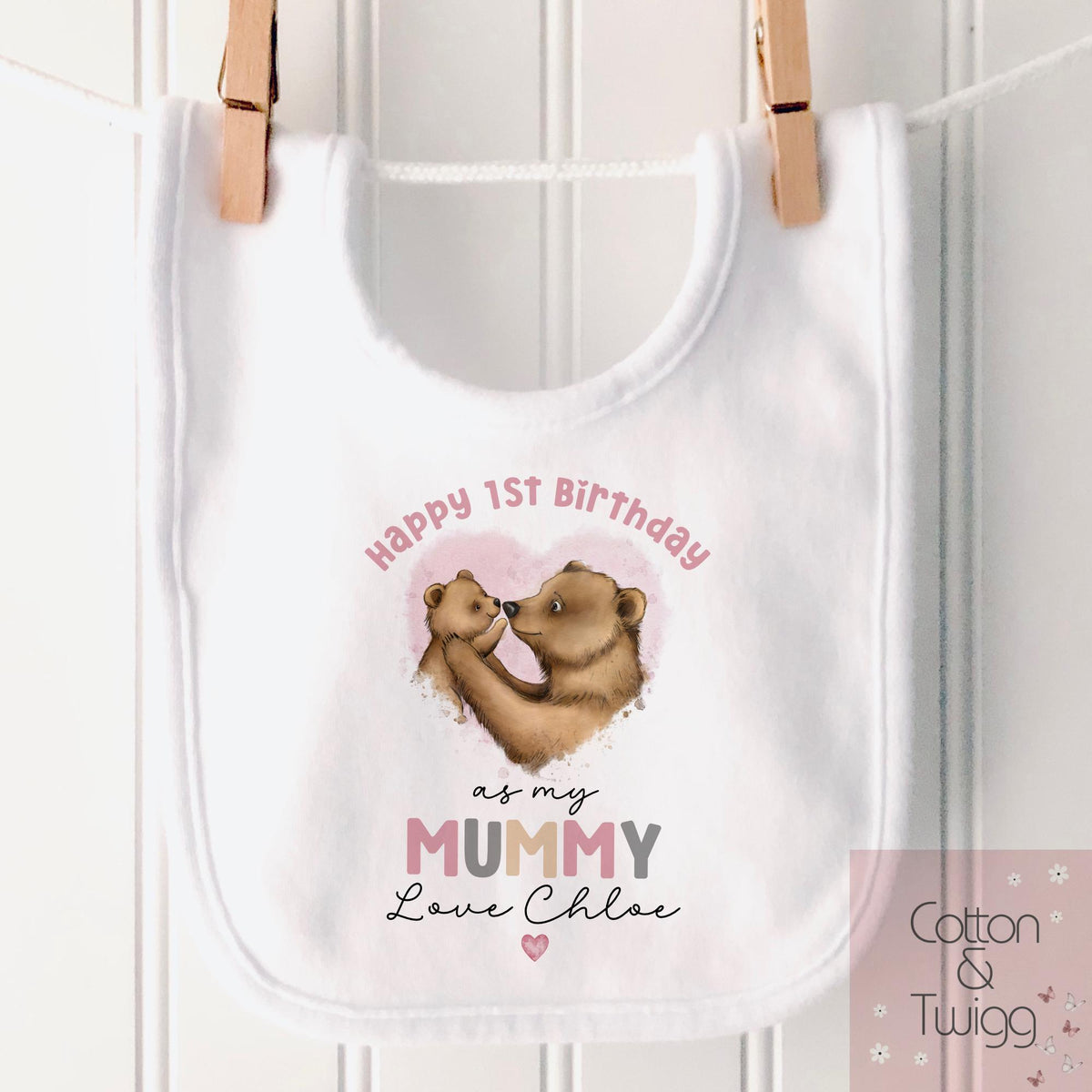 Pink Mummy Birthday Vest