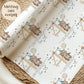Boys party teddy birthday wrapping paper