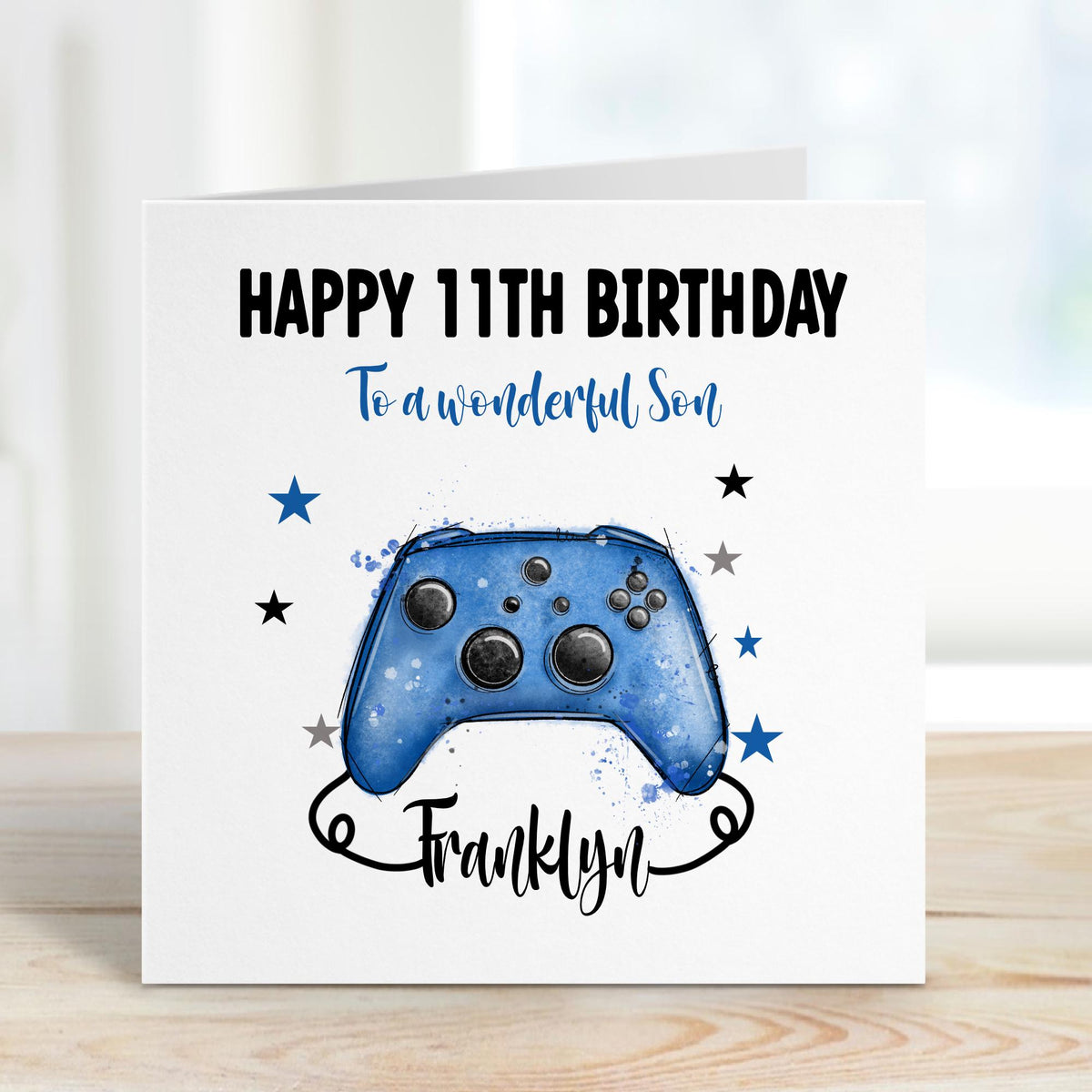 Gamer Controller Any Age Birthday Card for Boys or Girls – Cotton and Twigg