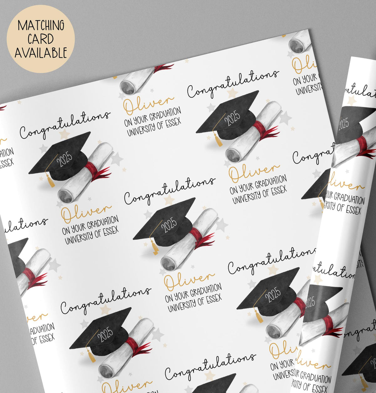 Kids graduation graduation wrapping paper