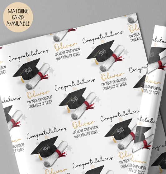 Kids graduation graduation wrapping paper