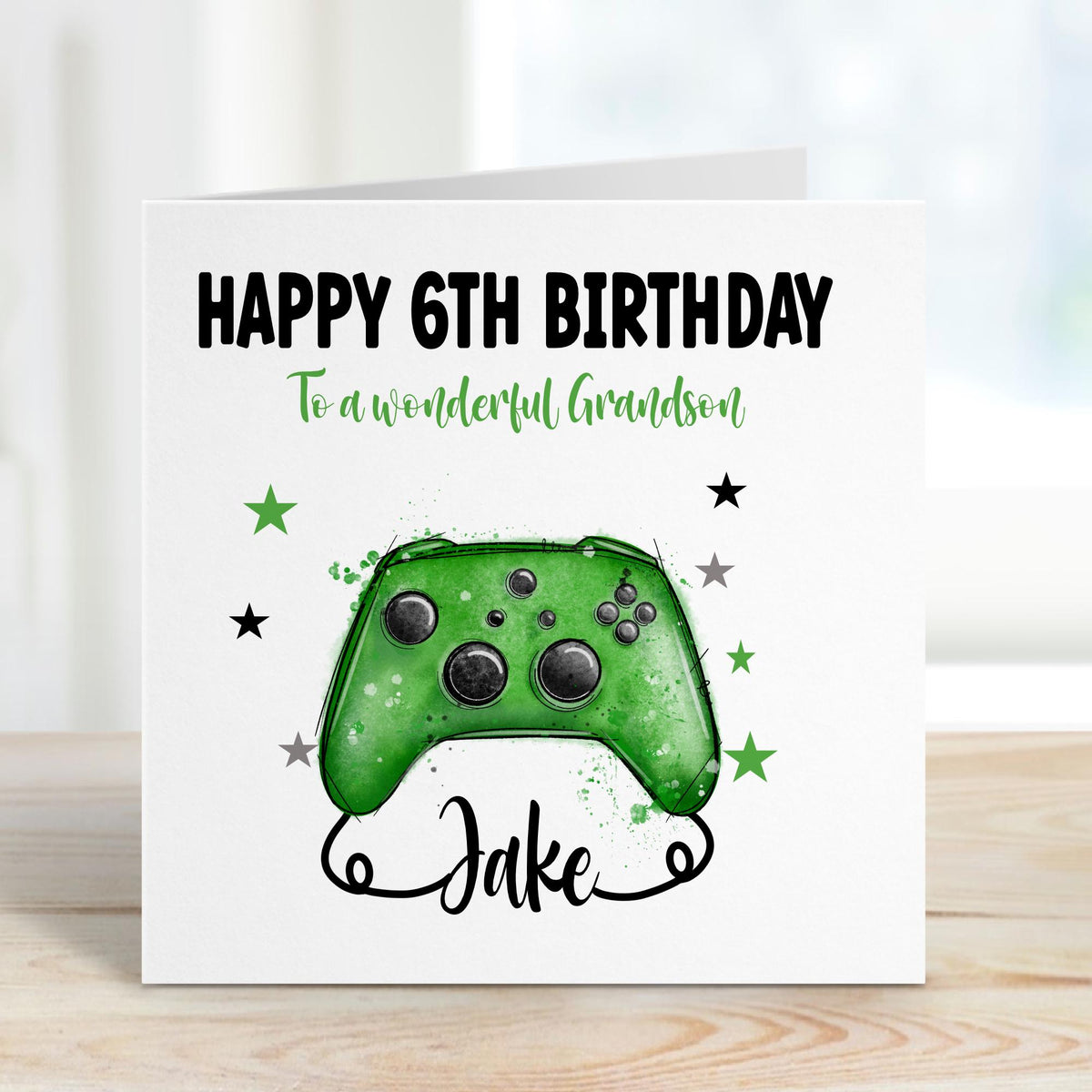 Gamer Controller Any Age Birthday Card for Boys or Girls – photo 3