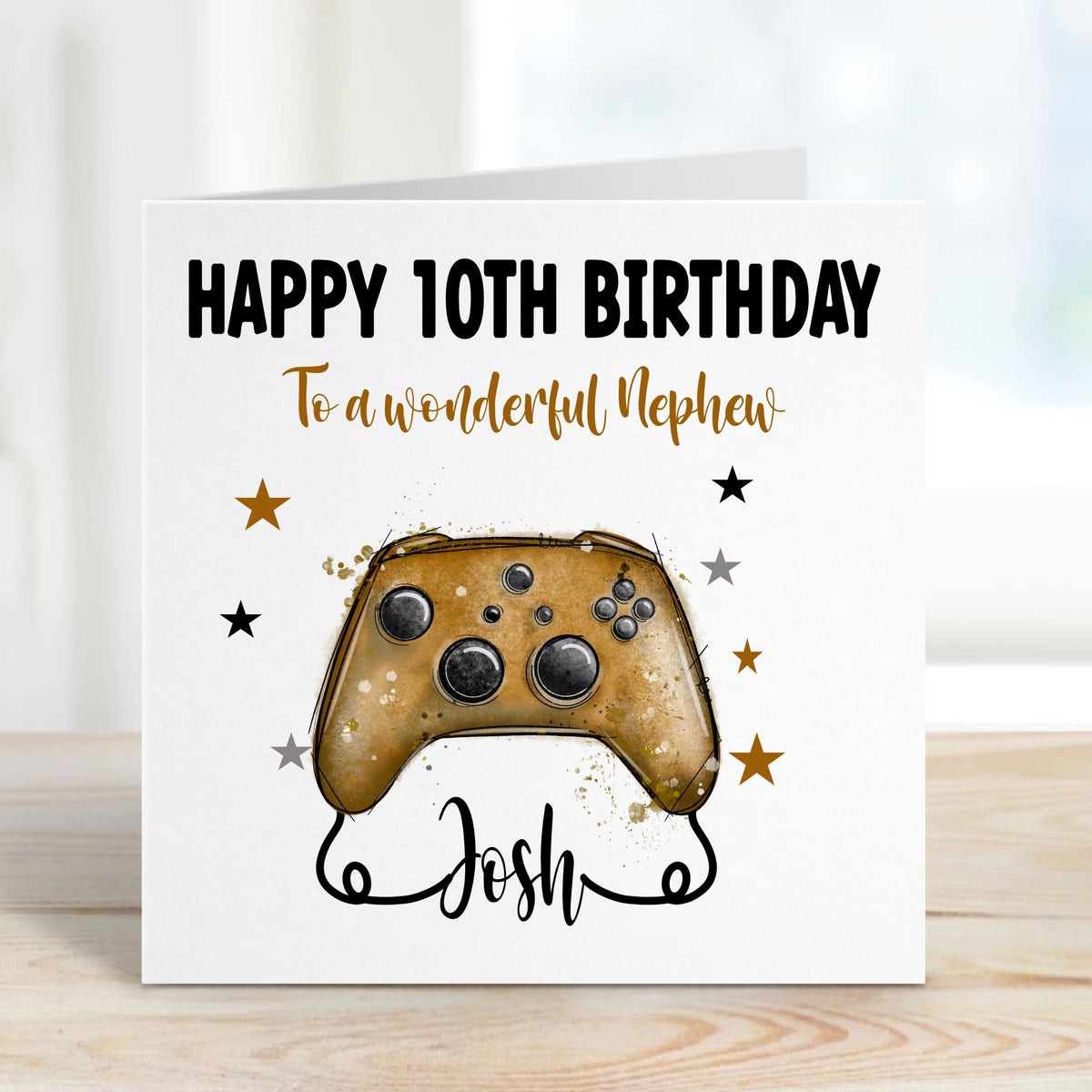 Gamer Controller Any Age Birthday Card for Boys or Girls – photo 4