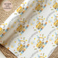 Kids yellow digger birthday wrapping paper