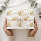 Kids yellow digger birthday wrapping paper