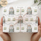 Kids green camper van wedding wrapping paper