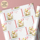 Boys duck 1st birthday wrapping paper