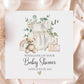 Pink Romper & Teddy Baby Shower Card for a Baby Girl – Cotton and Twigg