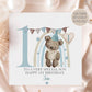 Rainbow Teddy 1st Birthday Card for Boys – photo 2