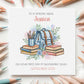 Books & Backpack First Day at Secondary School Card for Girls – Cotton and Twigg