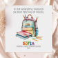 Backpack & Books First Day at School Card for Boys or Girls – photo 2