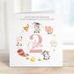 Farm Animals Wreath Birthday Card for Baby Girls – photo 5