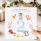 Farm Animals Wreath Birthday Card for Baby Boys – photo 5
