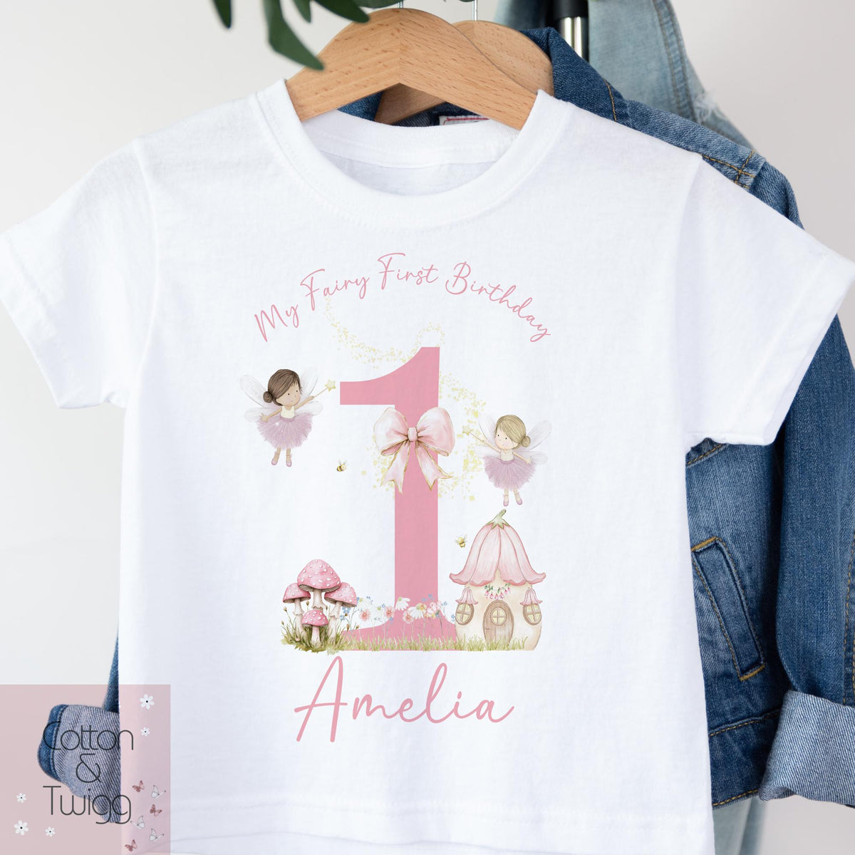 My Fairy First Birthday personalised T-shirt