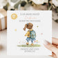 Little Girl with Backpack First Day at School Card – photo 2
