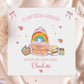Rainbow Backpack First Day at School Card for Girls – photo 2