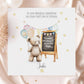 Teddy & Chalkboard First Day at School Card for Boys or Girls – photo 2