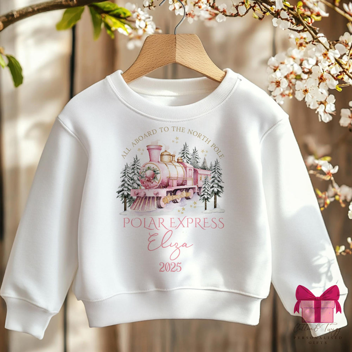 North Pole Train Christmas Sweatshirt