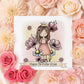 Princess & Bunny Birthday Card for Little Girls – Pink Floral – Cotton and Twigg
