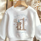 My Beary First Birthday boys personalised sweatshirt
