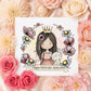 Princess & Purple Flowers Birthday Card for Little Girls – photo 2