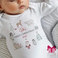 Arctic Animals Baby's First Christmas Sleepsuit, Vest & Bib