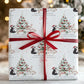 Kids teddy bear Christmas wrapping paper