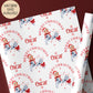 Kids gamer elf Christmas wrapping paper