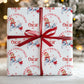 Kids gamer elf Christmas wrapping paper