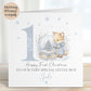 Fox Snow Globe Baby's First Christmas Card for Baby Boy – photo 4