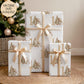 Boys teddy bear 1st Christmas wrapping paper
