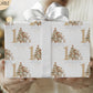 Boys teddy bear 1st Christmas wrapping paper
