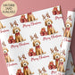 Kids cockapoo Christmas wrapping paper