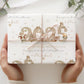 Kids woodland animal 1st Christmas wrapping paper