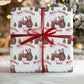 Kids capybara Christmas wrapping paper