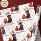 Kids rottweiler Christmas wrapping paper