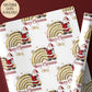 Kids Santa Christmas wrapping paper