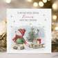 Polar Bear Sledge Baby's First Christmas Card for Baby Boy – photo 3